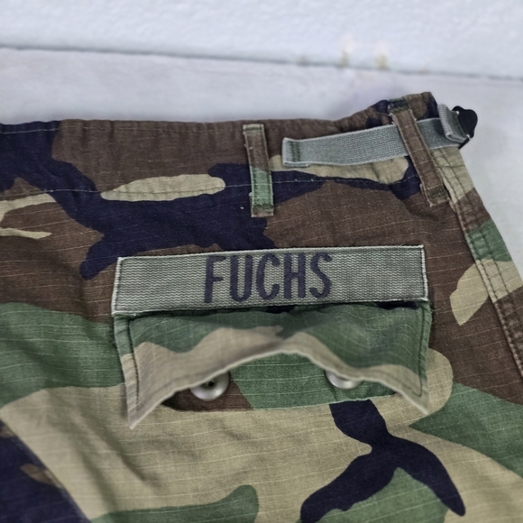 Vintage Military Cargo Pants Mens Medium Long Trousers Weather Woodland Combat - Picture 5 of 9